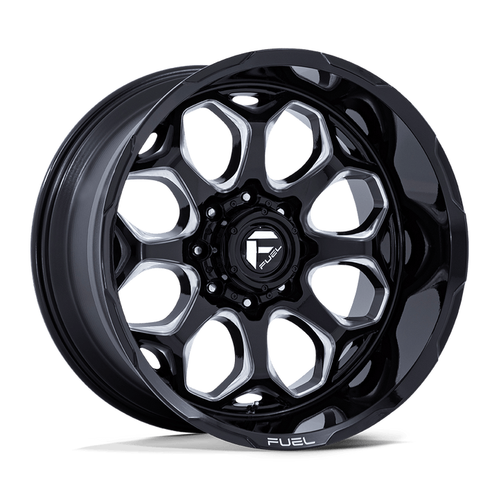 Fuel 1PC Fc862 Scepter 20x9 6x139.7 1 106.1 Gloss Black Milled