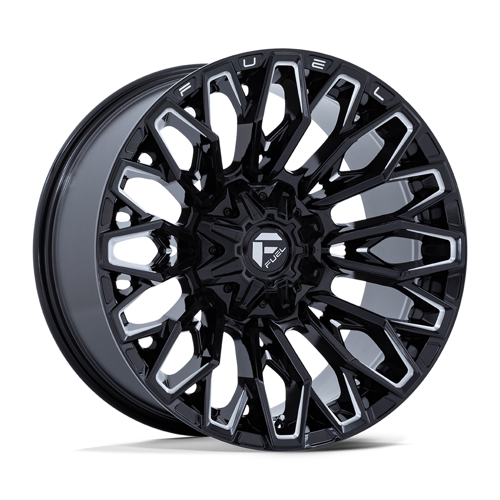 Fuel 1PC Fc865 Strike 20x10 8x180 -18 124.2 Gloss Black Milled