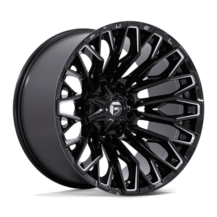 Fuel 1PC Fc865 Strike 22x12 8x180 -44 124.2 Gloss Black Milled