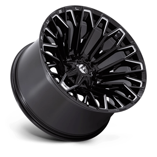 Fuel 1PC Fc865 Strike 22x12 8x180 -44 124.2 Gloss Black Milled