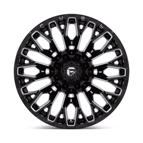 Fuel 1PC Fc865 Strike 22x12 8x180 -44 124.2 Gloss Black Milled