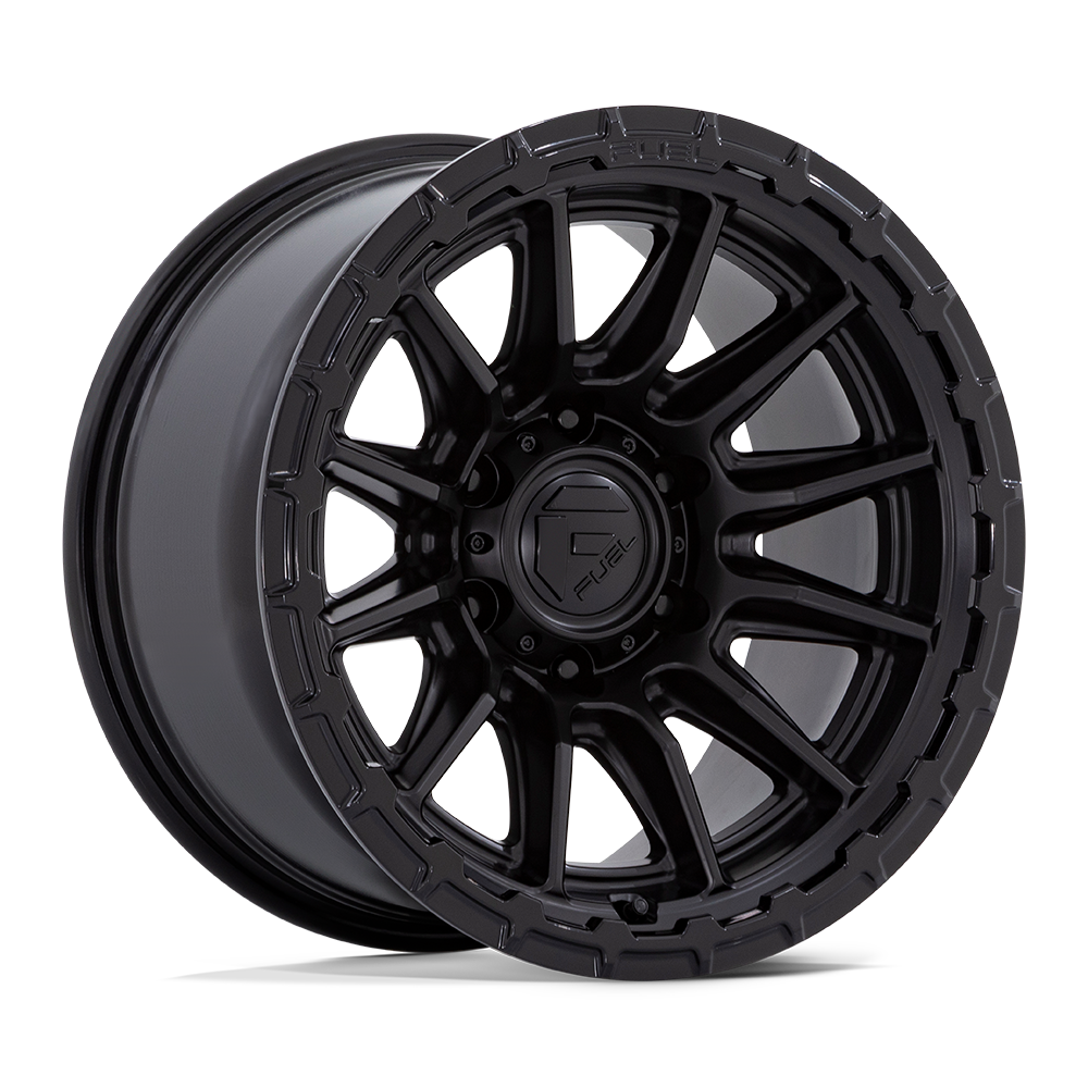 Fuel Off-Road Fc866 Piston 17x8.5 6x135 25 87.1 Blackout Gloss Black Lip