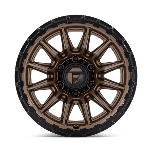 Fuel 1PC Fc866 Piston 20x9 6x135 1 87.1 Matte Bronze W/ Gloss Black Lip