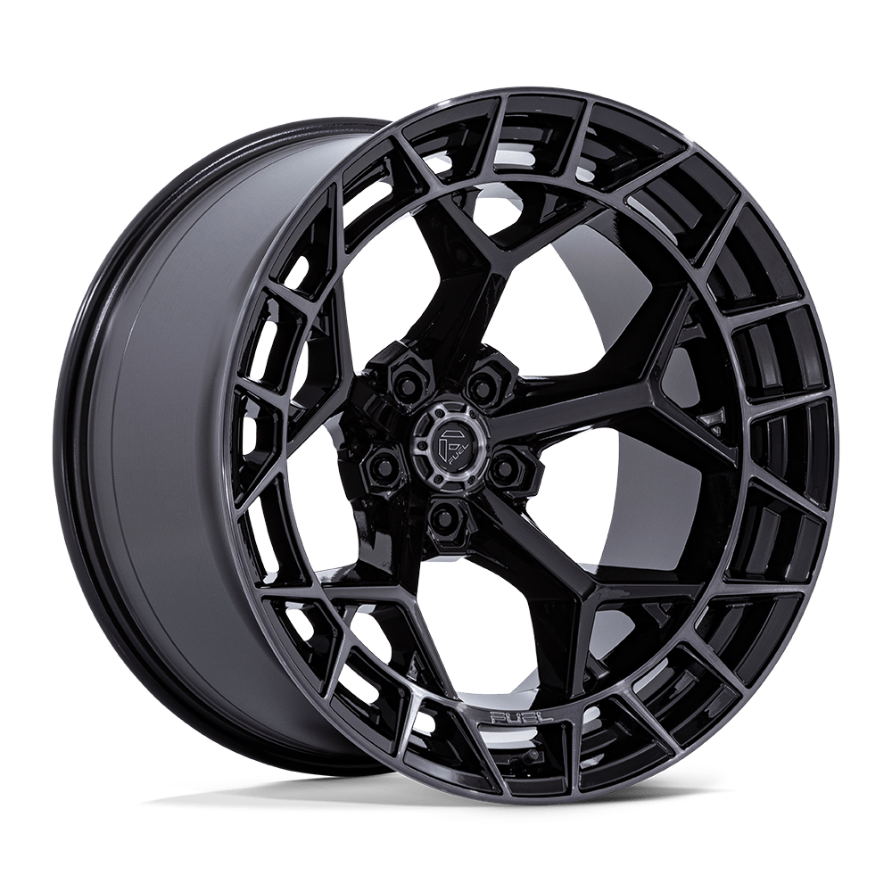 Fuel Off-Road Fc873 Charger 22x12 5x127 -44 71.5 Gloss Black Brushed Dark Tint