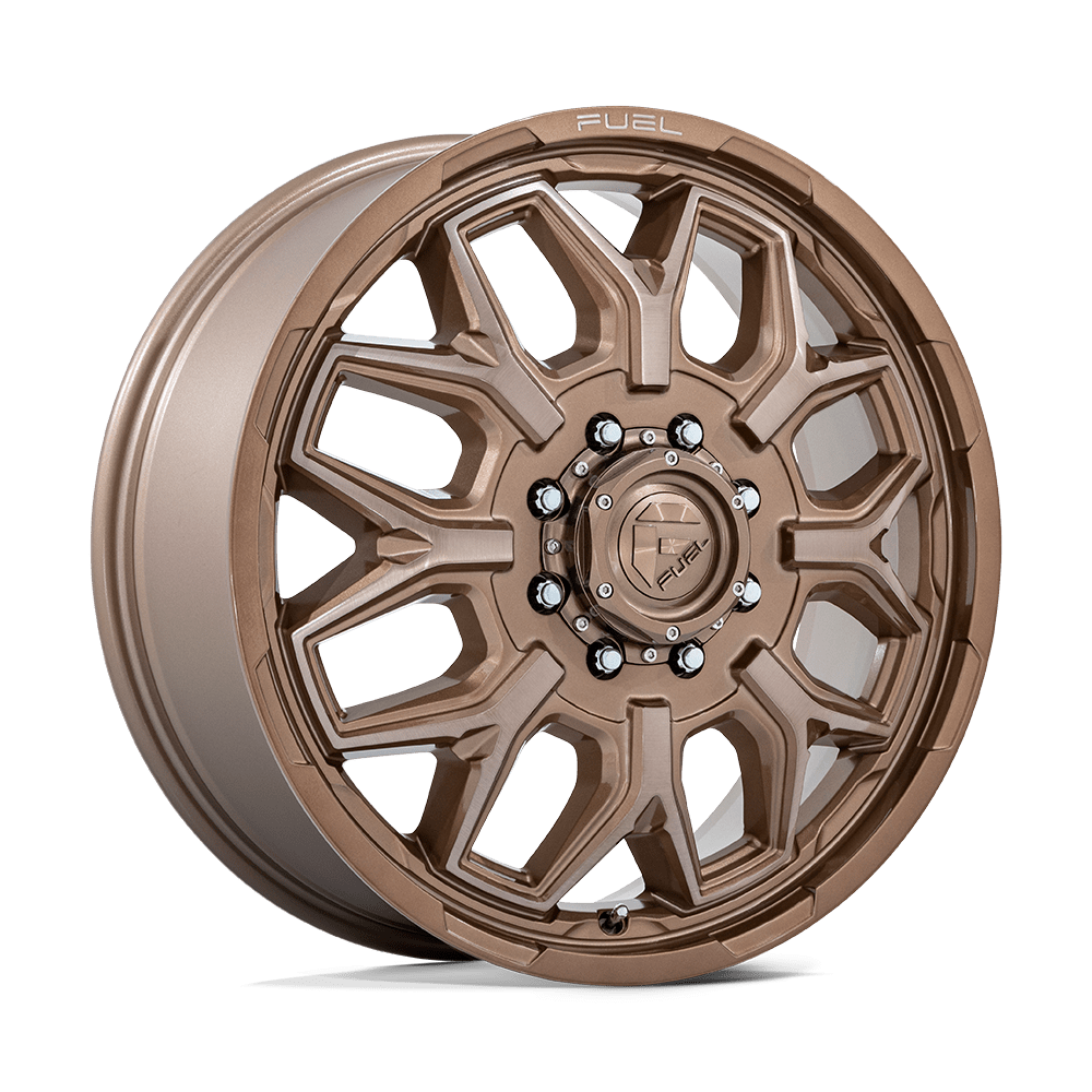 Fuel Off-Road D876 Flux Dually 22x8.25 8x165.1 104 117 Platinum Bronze