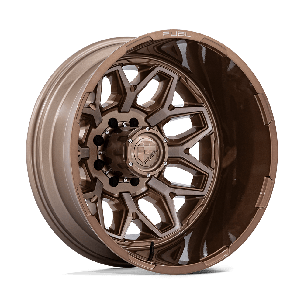 Fuel Off-Road D876 Flux Dually 22x8.25 8x165.1 -227 121.5 Platinum Bronze