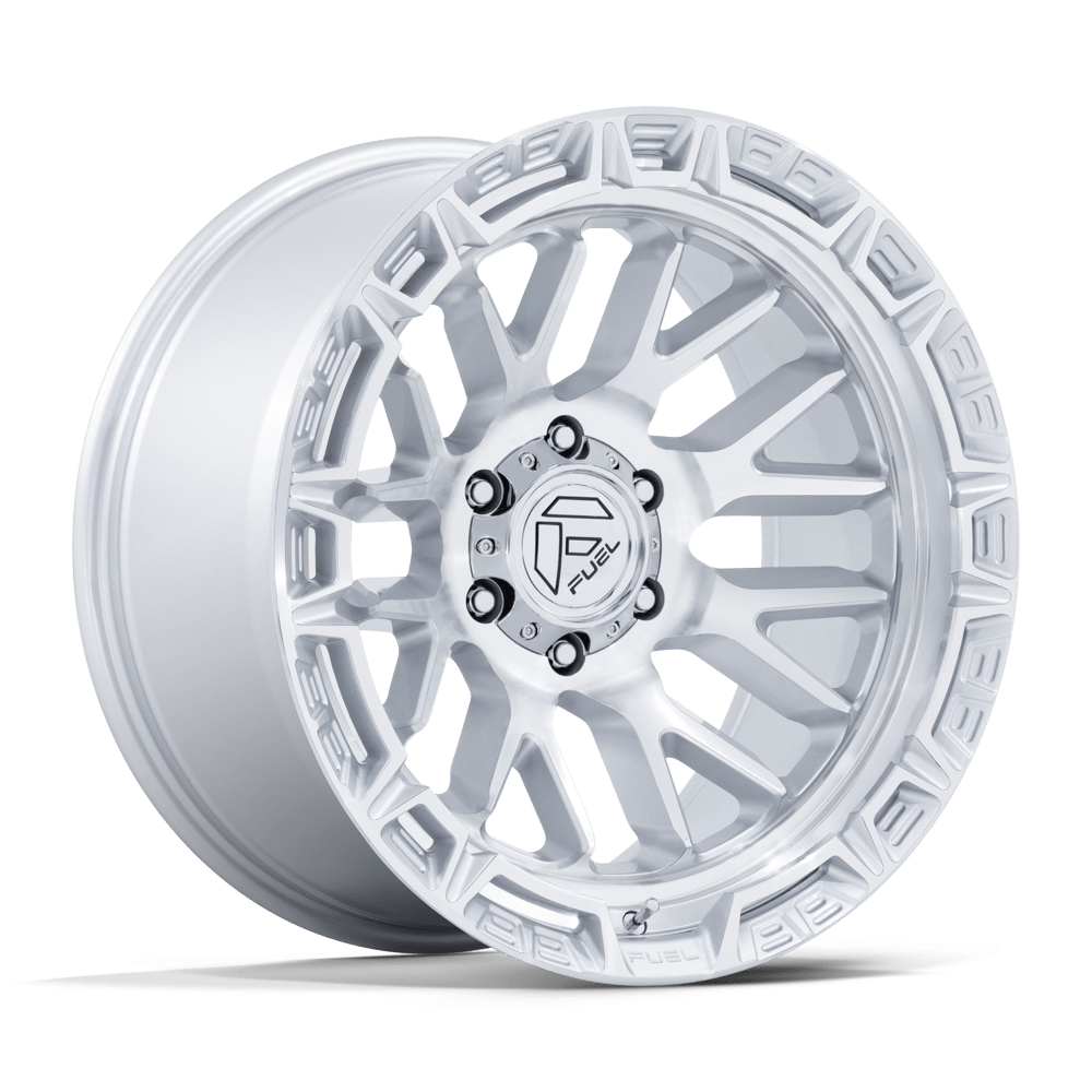 Fuel Off-Road Fc890 Rail 17x9 6x139.7 1 106.1 Gloss Silver Machined Face