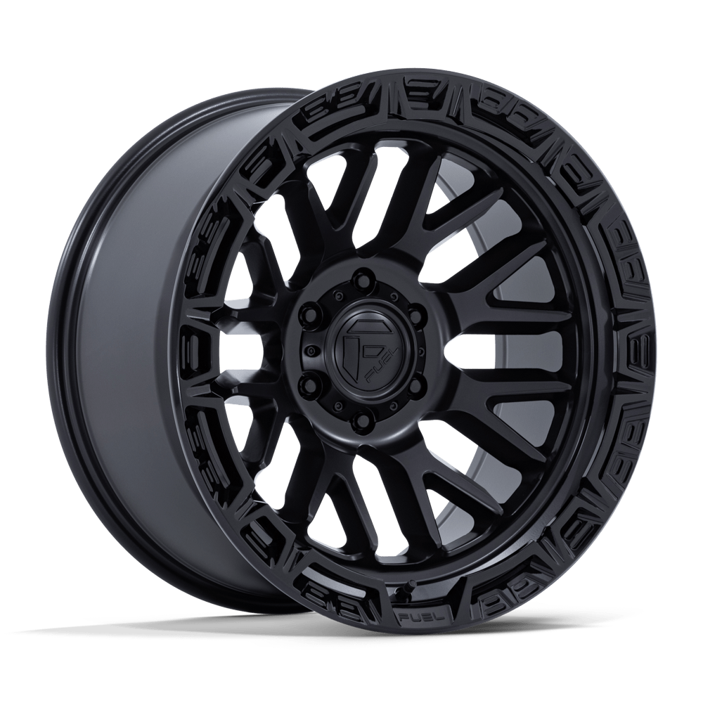 Fuel Off-Road Fc890 Rail 20x9 6x139.7 1 106.1 Matte Black Gloss Black Lip