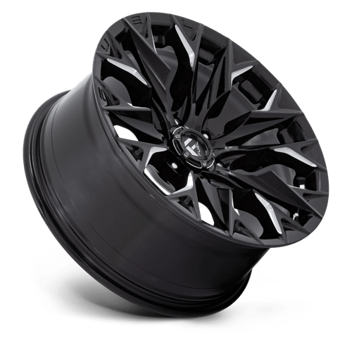 Carburant Off-Road D803 Flame 20x9 6x139.7 1 106.1 Noir Brillant Fraisé