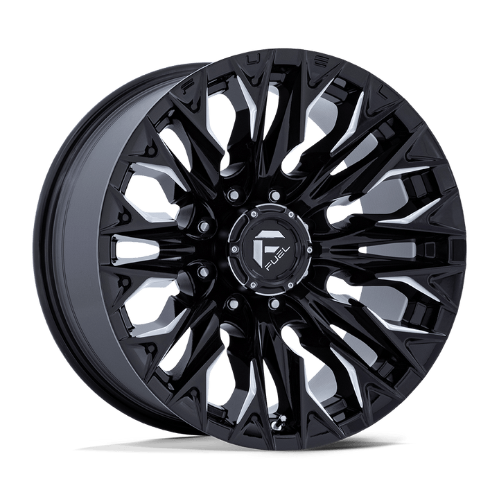 Carburant Off-Road D803 Flame 20x9 8x170 1 125.1 Noir Brillant Fraisé