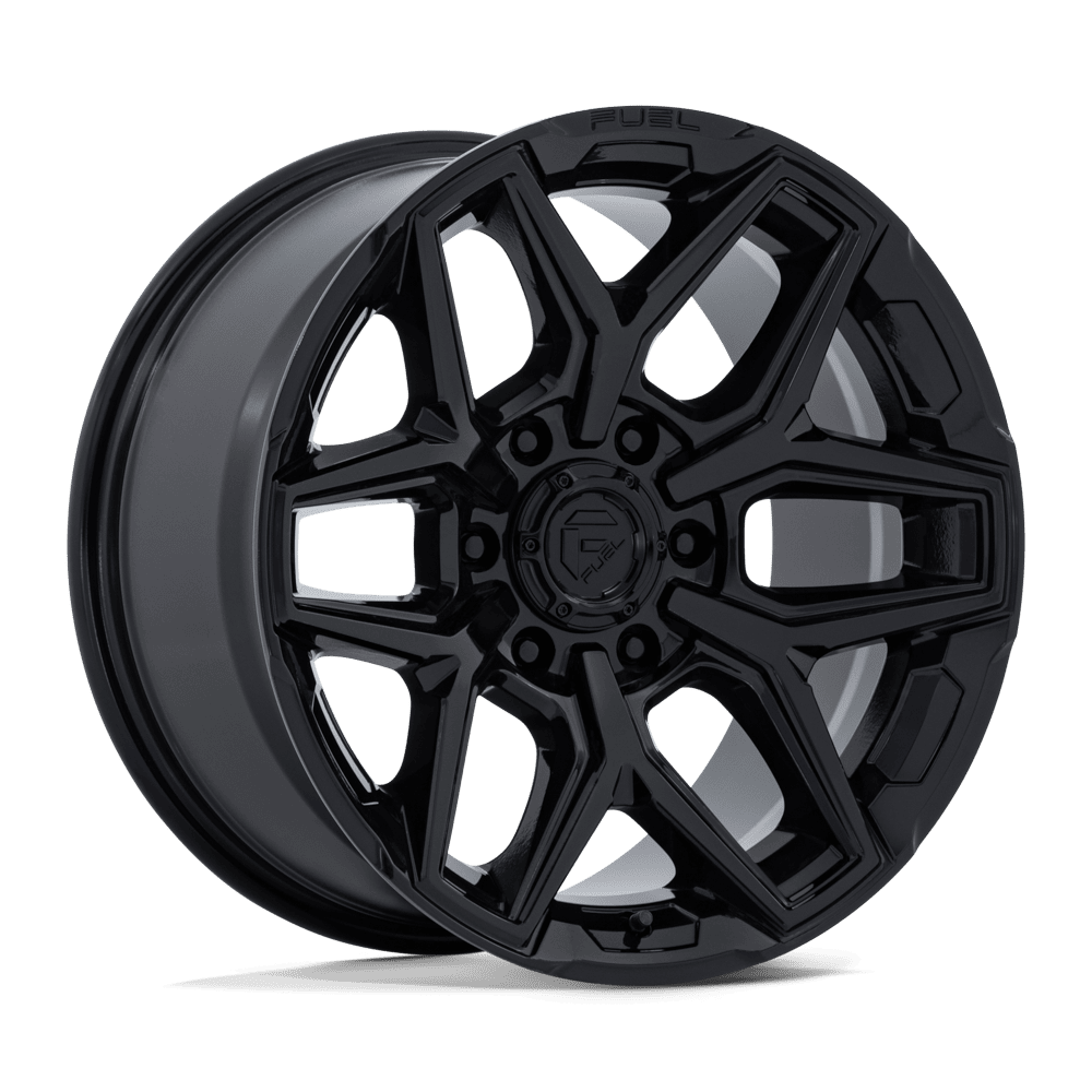 Carburant 1PC Flux 17x9 6x135 1 87.1 Noir brillant