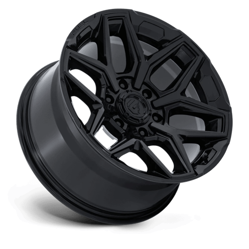 Carburant 1PC Flux 17x9 6x135 1 87.1 Noir brillant