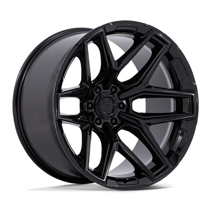 Carburant 1PC Flux 22x12 6x139.7 -44 106.1 Noir brillant