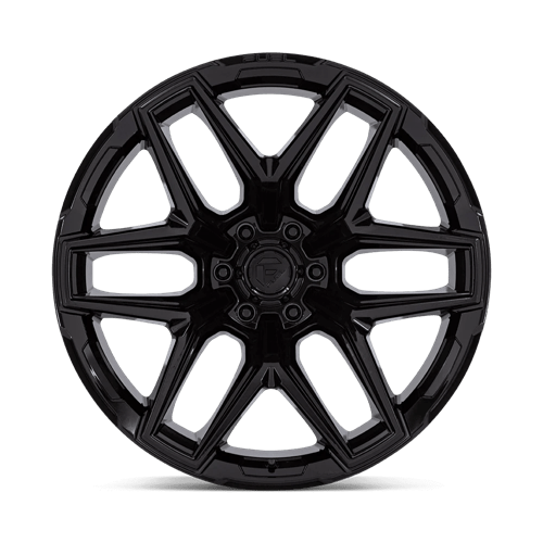 Carburant 1PC Flux 22x12 6x135 -44 87.1 Noir brillant