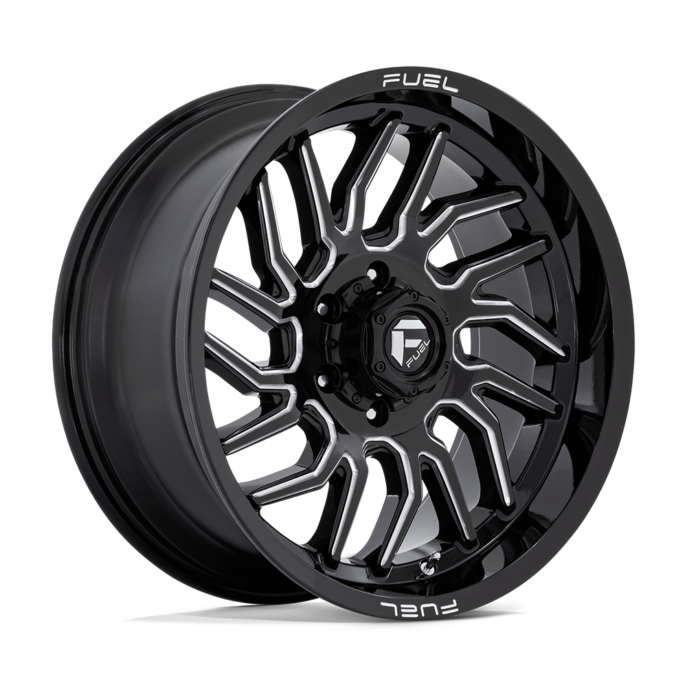 Carburant Off-Road D807 Hurricane 20x9 6x135 1 87.1 Noir Brillant Fraisé