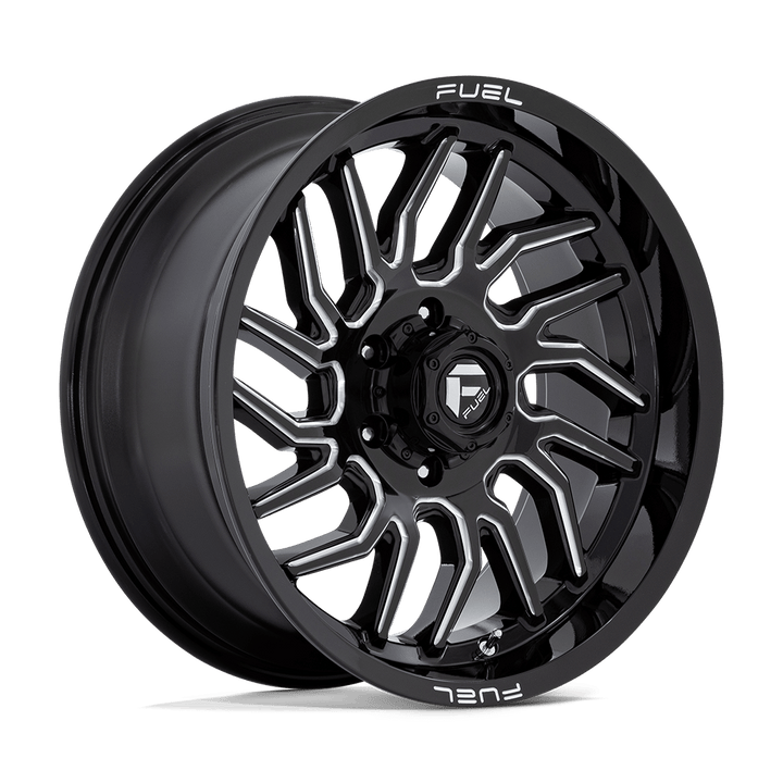Carburant Off-Road D807 Hurricane 20x9 6x135 1 87.1 Noir Brillant Fraisé