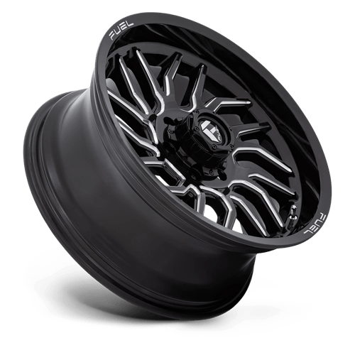 Carburant Off-Road D807 Hurricane 20x9 6x135 1 87.1 Noir Brillant Fraisé