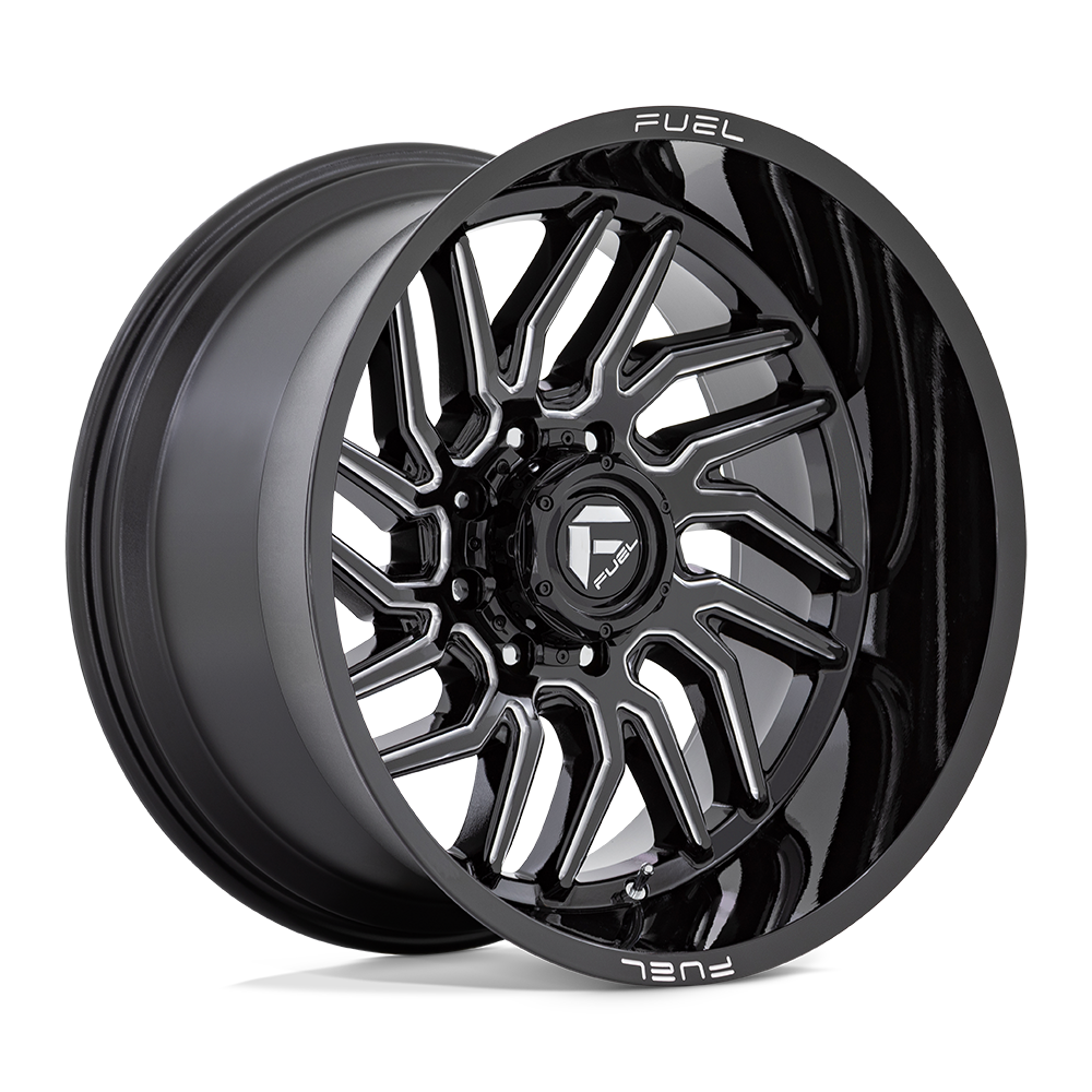 FUEL OFF-ROAD D807 HURRICANE 22X12 5X139.7 -44 78.1 GLOSS BLACK MILLED