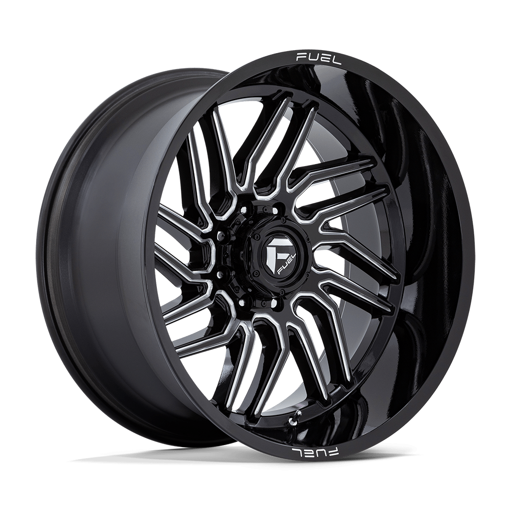 Carburant Off-Road D807 Hurricane 24x12 8x170 -44 125.1 Noir Brillant Fraisé