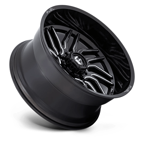 Carburant Off-Road D807 Hurricane 24x12 8x170 -44 125.1 Noir Brillant Fraisé