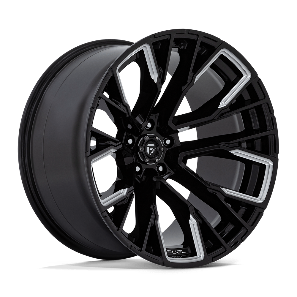 Fuel Off-Road D849 Rebar 22x12 5x139.7 -44 78.1 Gloss Black Milled