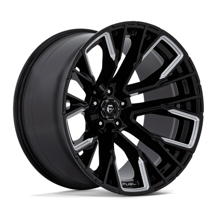Fuel Off-Road D849 Barre d'armature 22x12 5x127 -44 71,5 Noir brillant fraisé