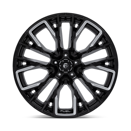 Fuel Off-Road D849 Barre d'armature 22x12 5x127 -44 71,5 Noir brillant fraisé