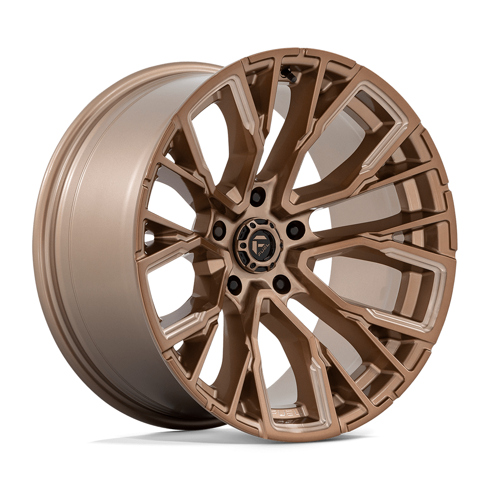 Barre d'armature Fuel Off-Road D850 20x10 5x127 -18 71.5 Bronze platine fraisé