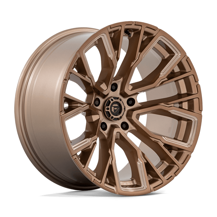 Barre d'armature Fuel Off-Road D850 20x10 5x127 -18 71.5 Bronze platine fraisé