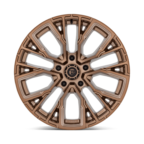 Barre d'armature Fuel Off-Road D850 20x10 5x127 -18 71.5 Bronze platine fraisé