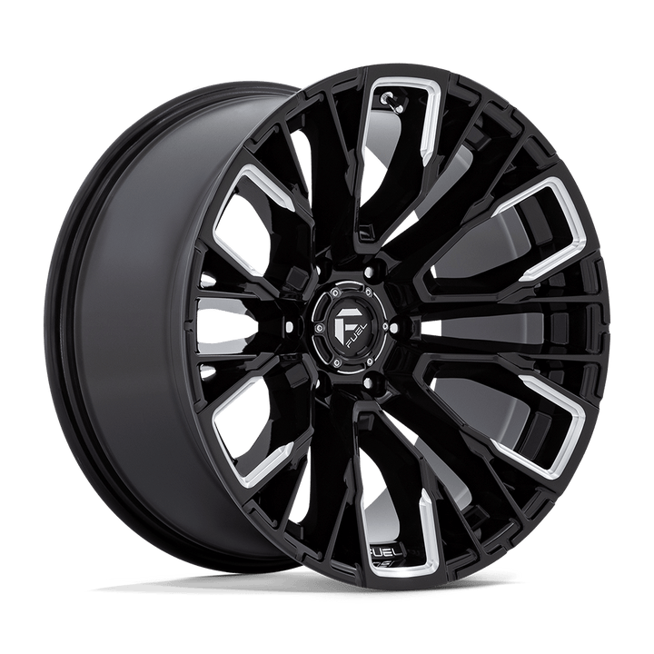 Fuel Off-Road D849 Rebar 17x9 6x139.7 -12 106.1 Gloss Black Milled