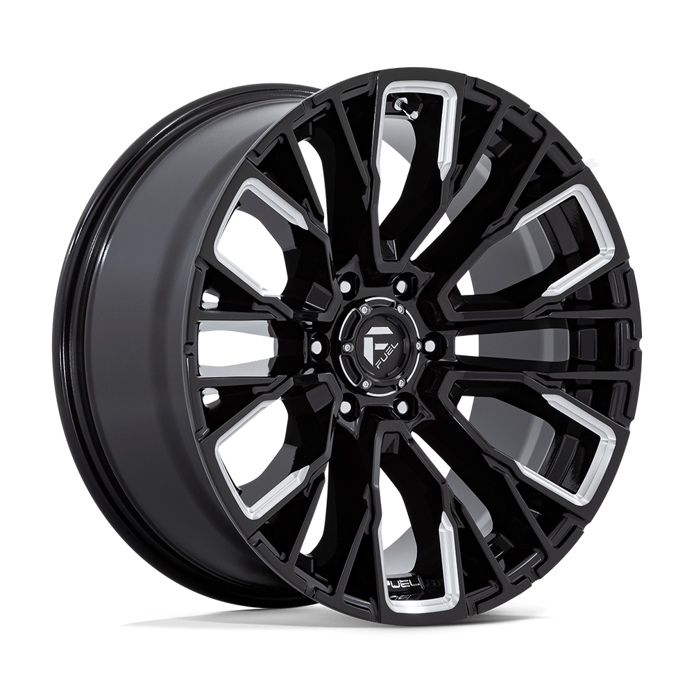 Fuel Off-Road D849 Barre d'armature 20x9 6x139.7 1 106.1 Noir brillant fraisé