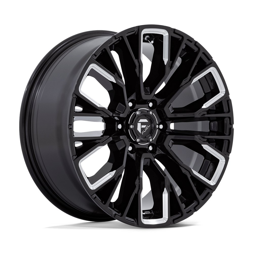 Fuel Off-Road D849 Rebar 20x9 6x135 20 87.1 Gloss Black Milled
