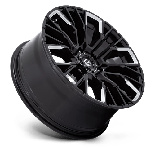 Fuel Off-Road D849 Barre d'armature 20x9 6x139.7 20 106.1 Noir brillant fraisé