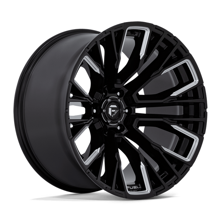 Fuel Off-Road D849 Barre d'armature 22x12 6x139.7 -44 106.1 Noir brillant fraisé