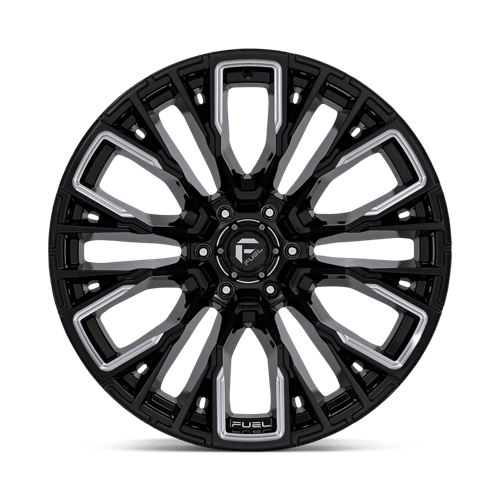 Fuel Off-Road D849 Barre d'armature 22x12 6x135 -44 87.1 Noir brillant fraisé