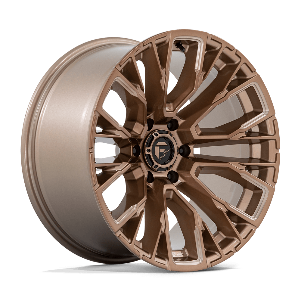Carburant Off-Road D850 Barre d'armature 17x9 6x135 1 87.1 Bronze Platine Fraisé