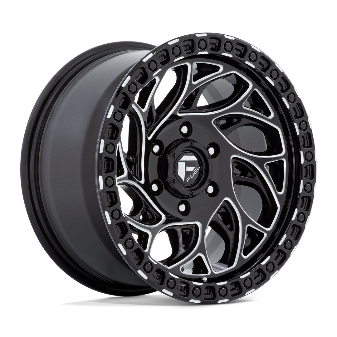 Carburant Off-Road D840 Runner OR 17x9 6x120 1 67.06 Noir Brillant Fraisé