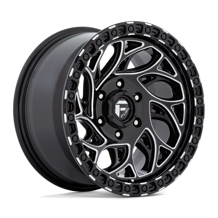 Carburant Off-Road D840 Runner OR 18x9 6x135 1 87.1 Noir Brillant Fraisé