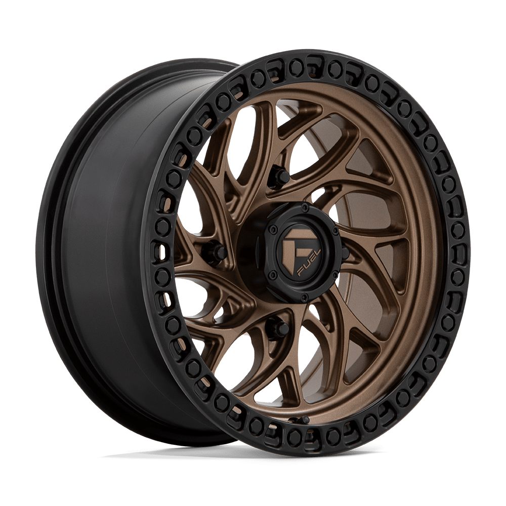 FUEL UTV OFF-ROAD D777 RUNNER UTV 15X7 4X137 10 110.1 BRONZE WITH BLACK RING