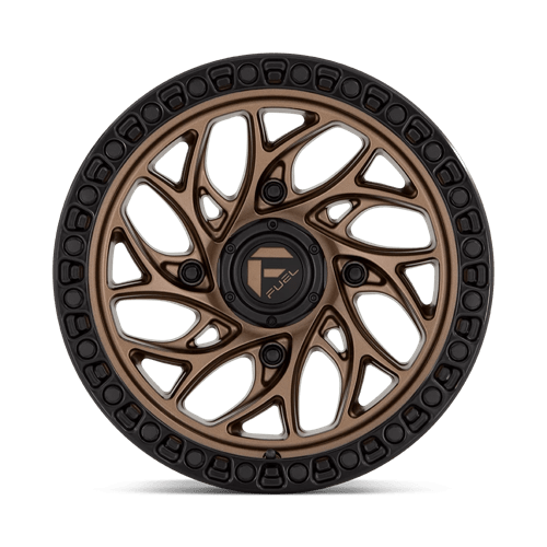 FUEL UTV OFF-ROAD D777 RUNNER UTV 15X7 4X137 10 110.1 BRONZE WITH BLACK RING