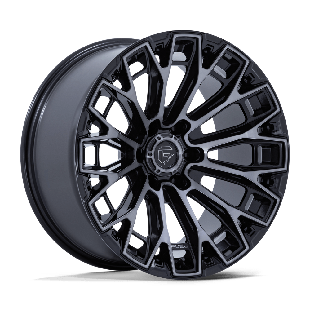 Fuel Off-Road Fc882 Trax 17x9 6x139.7 -12 106.1 Gloss Black Machined Face Dtcc