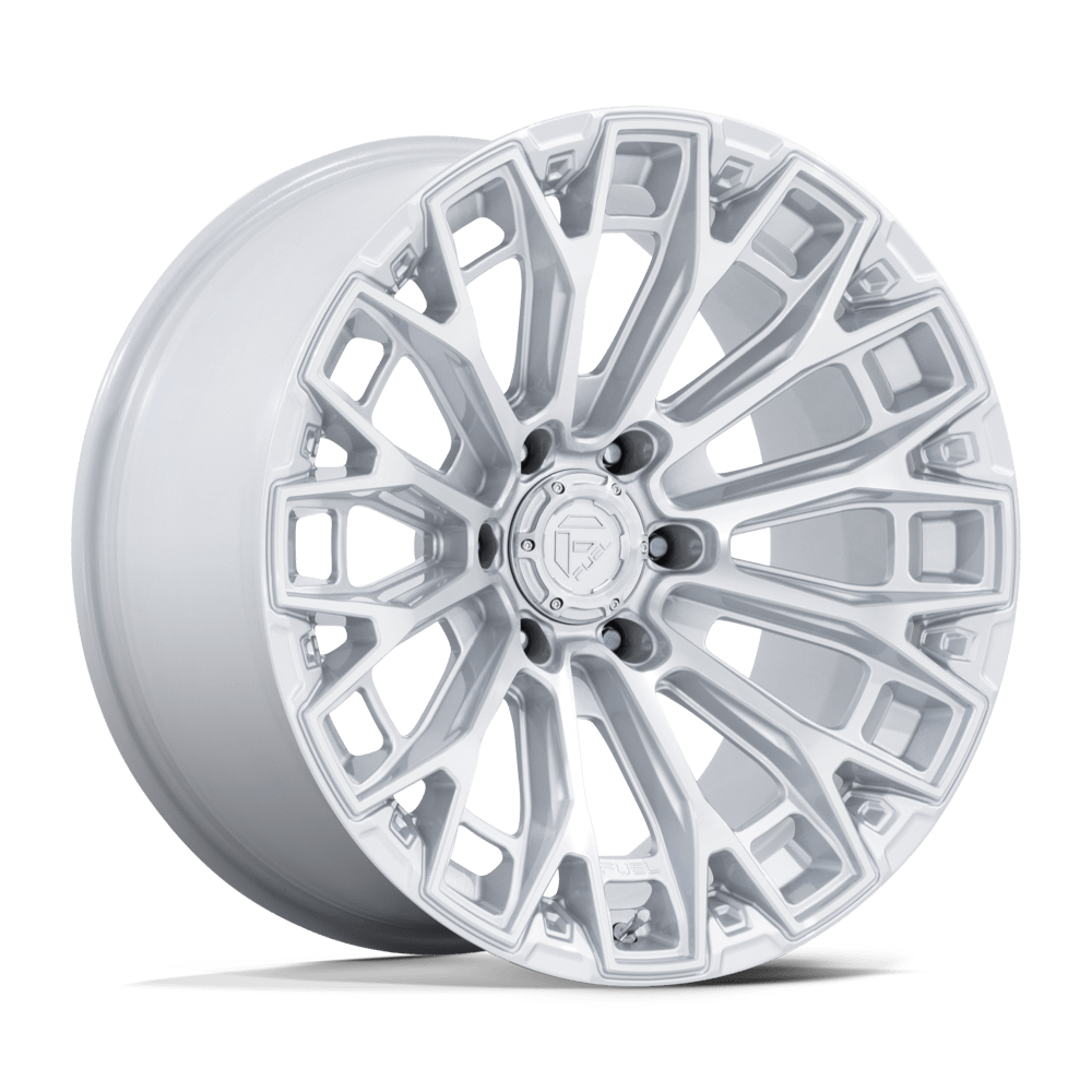 Fuel Off-Road Fc882 Trax 17x9 6x139.7 -12 106.1 Gloss Silver Machined Face