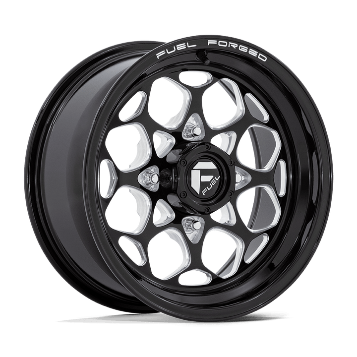 Fuel UTV Fv400 Scepter UTV 15x7 4x137 10 96 Noir brillant fraisé