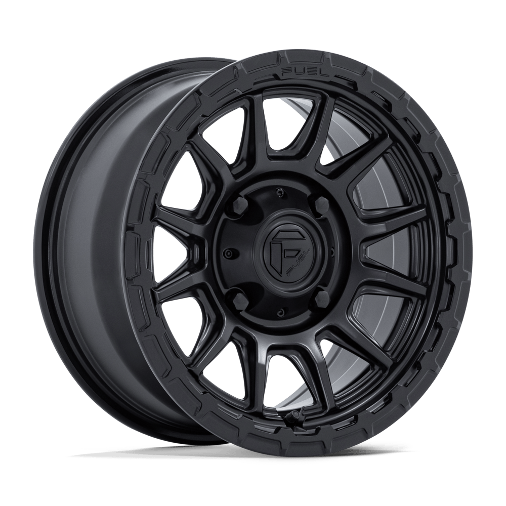 Fuel Off-Road (UTV) Fv866 Piston Utv 15x7 5x114.3 10 72.56 Matte Black Gloss Black Lip