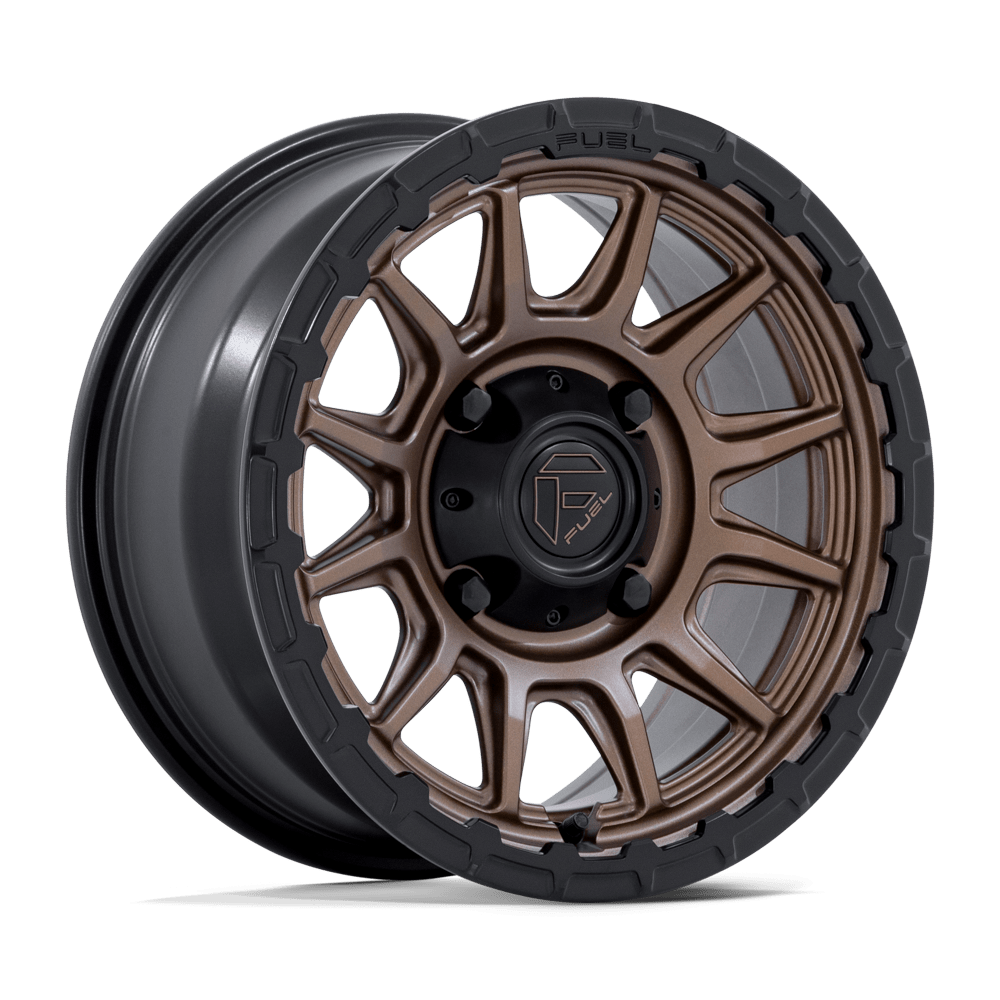Fuel Off-Road (UTV) Fv866 Piston Utv 15x7 4x110 10 79.4 Matte Bronze W Matte Black Lip