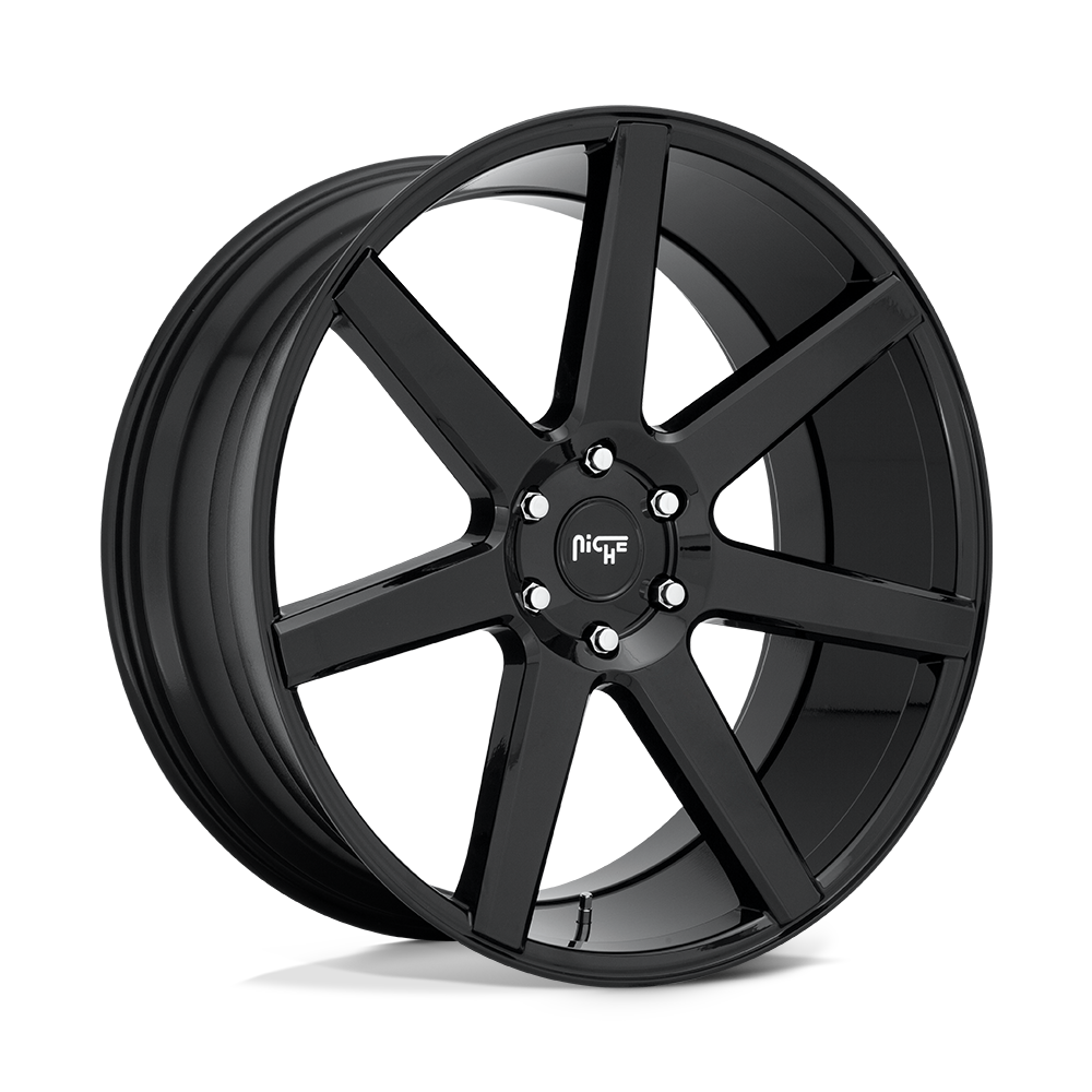 Niche 1pc M230 Future 24x10 6x139.7 30 106.1 Gloss Black