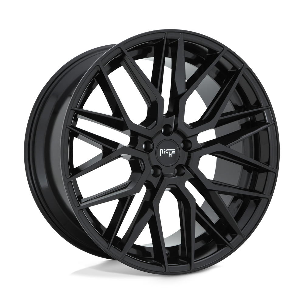 Niche 1pc M224 Gamma 22x10.5 5x130 35 84.1 Noir Brillant