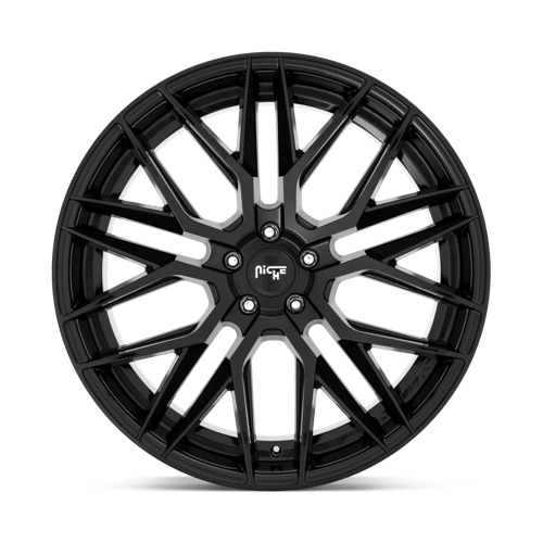 Niche 1pc M224 Gamma 22x10.5 5x127 35 71.5 Noir Brillant