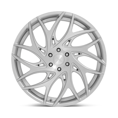 Dub 1pc S260 Chèvre 22x9 5x114.3 35 72.56 Face Argent Brossé